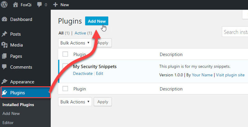 Adding new plugin