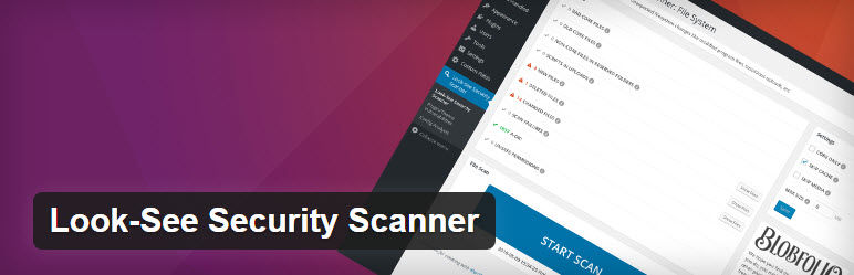 Look-See Security Scanner plugin banner