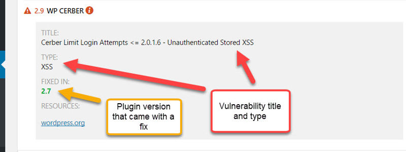 Look-See Security Scanner plugin vulnerability