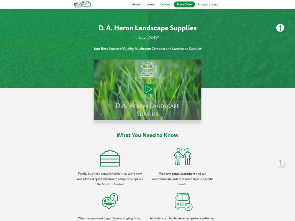 Heron Compost – Mushroom Compost and Landscape Supplies Distributor